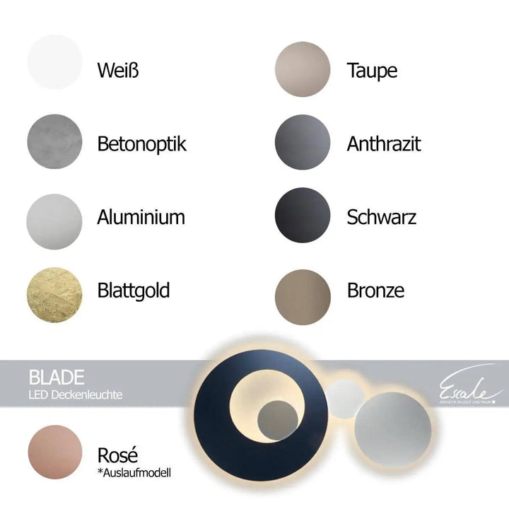 Blade Open Escale Farbunterschiede 