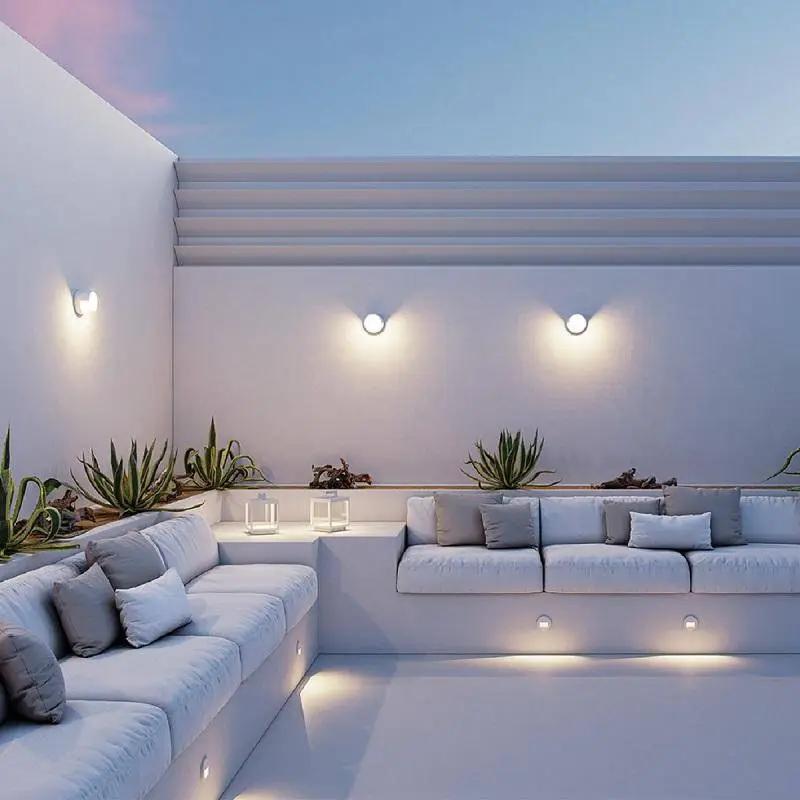 Wandleuchte Blis Round