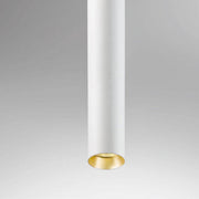 DLS Lighting, Deckenleuchte Bali, Weiss-Gold, Produktbild lang