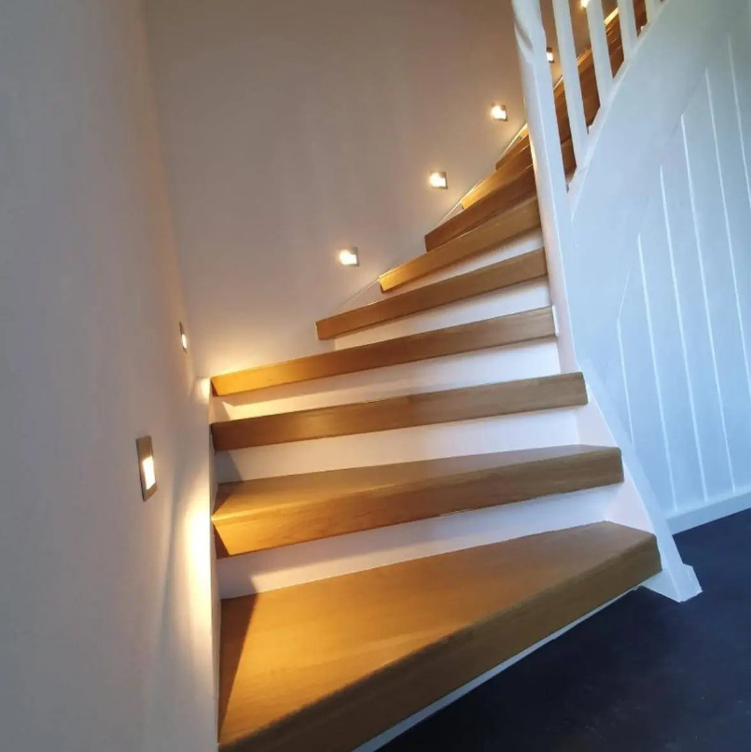 Wandeinbaustrahler Rene, aluminium