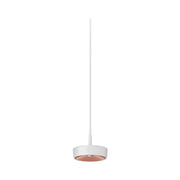 Ribag, KIVO Pendelleuchte 140mm AC, Weiss Rose Detail, stilvolle Lichtlösung