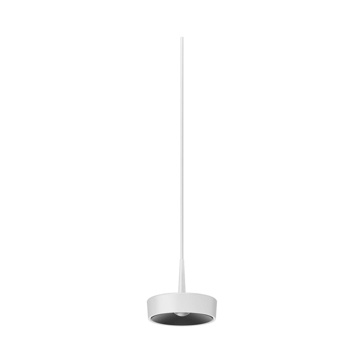 Ribag, KIVO Pendelleuchte 140mm AC, Weiss Schwarz Detail, hochwertige Lichtlösung