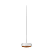 Ribag, KIVO Pendelleuchte 140mm AC, Weiss Schwarznuss, natürliche Pendelleuchte