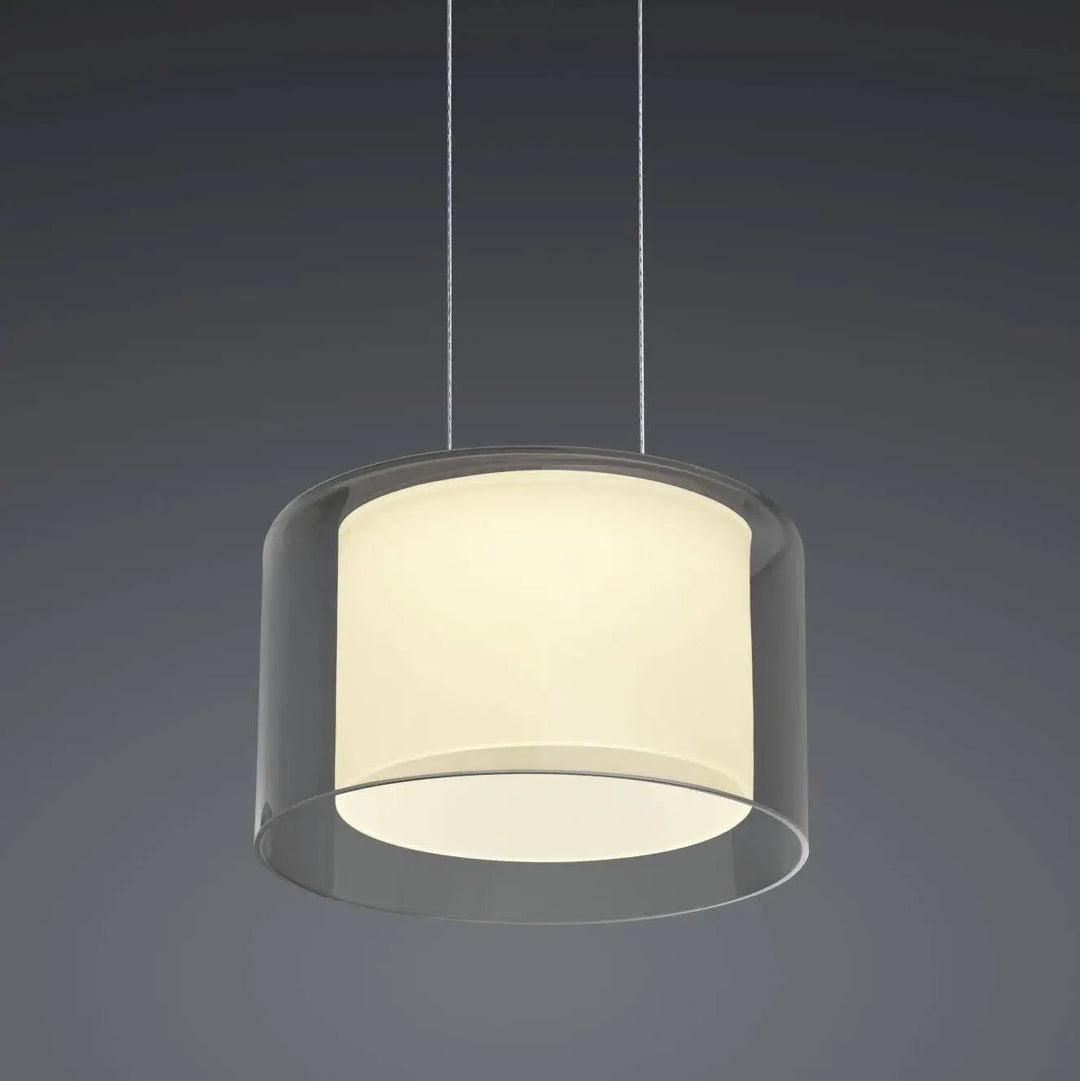 LED-Pendelleuchte Grand Smoke 3-flg., anthrazit