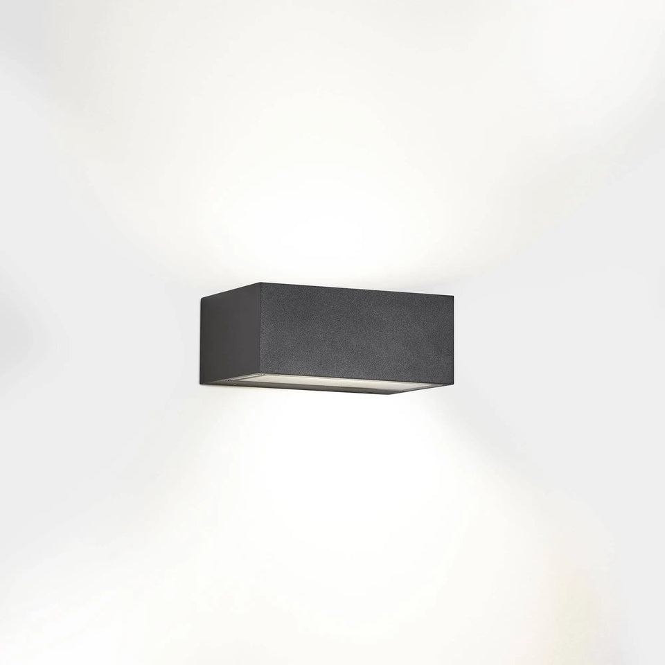 Leds-C4, Wandleuchte Nemesis CCT, Anthrazit, moderne Außenleuchte