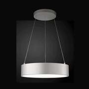 Farluma, Led-Pendelleuchte Meta, Silber, moderne Pendelleuchte