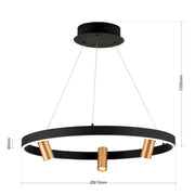 Orion, LED-Pendelleuchte Berlin, Skizze, technische Lichtplanung