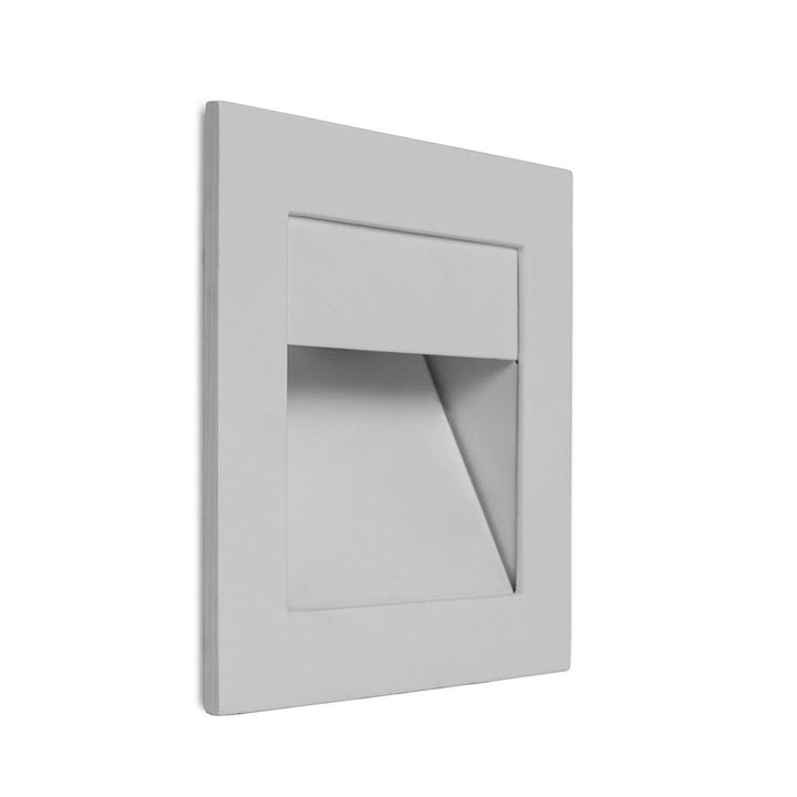 Wandeinbaustrahler Rene, weiß matt