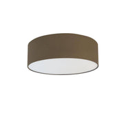 Urban, Deckenleuchte Ronja, 40cm Dark Taupe, moderne Stoffdeckenleuchte