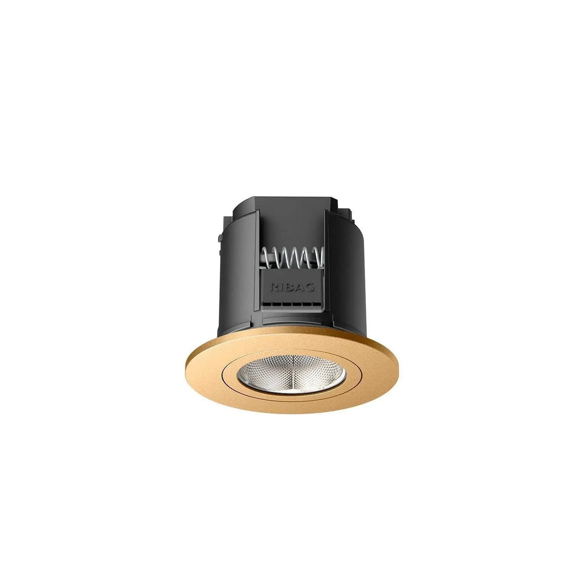 Ribag, Spark Einbauleuchte 800, Sand-Gold Detailansicht, moderne Lichtlösung