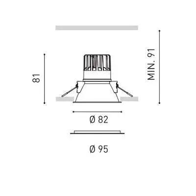 Einbaustrahler Swap M