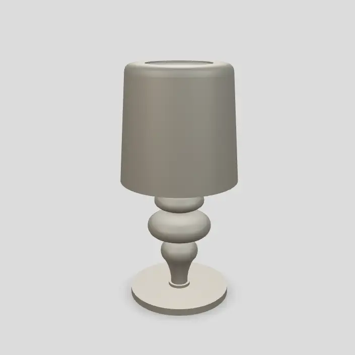 Masiero s.r.l, Tischleuchte Lea, Beton 28cm, Produktbild