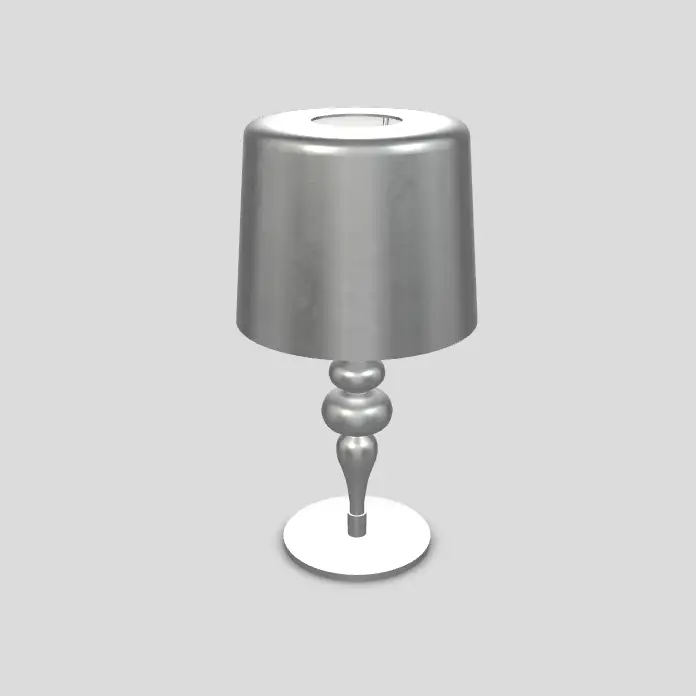 Masiero s.r.l, Tischleuchte Lea, Silber 53cm, Produktbild