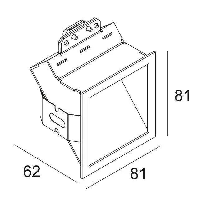Wandeinbauleuchte Vita, weiß