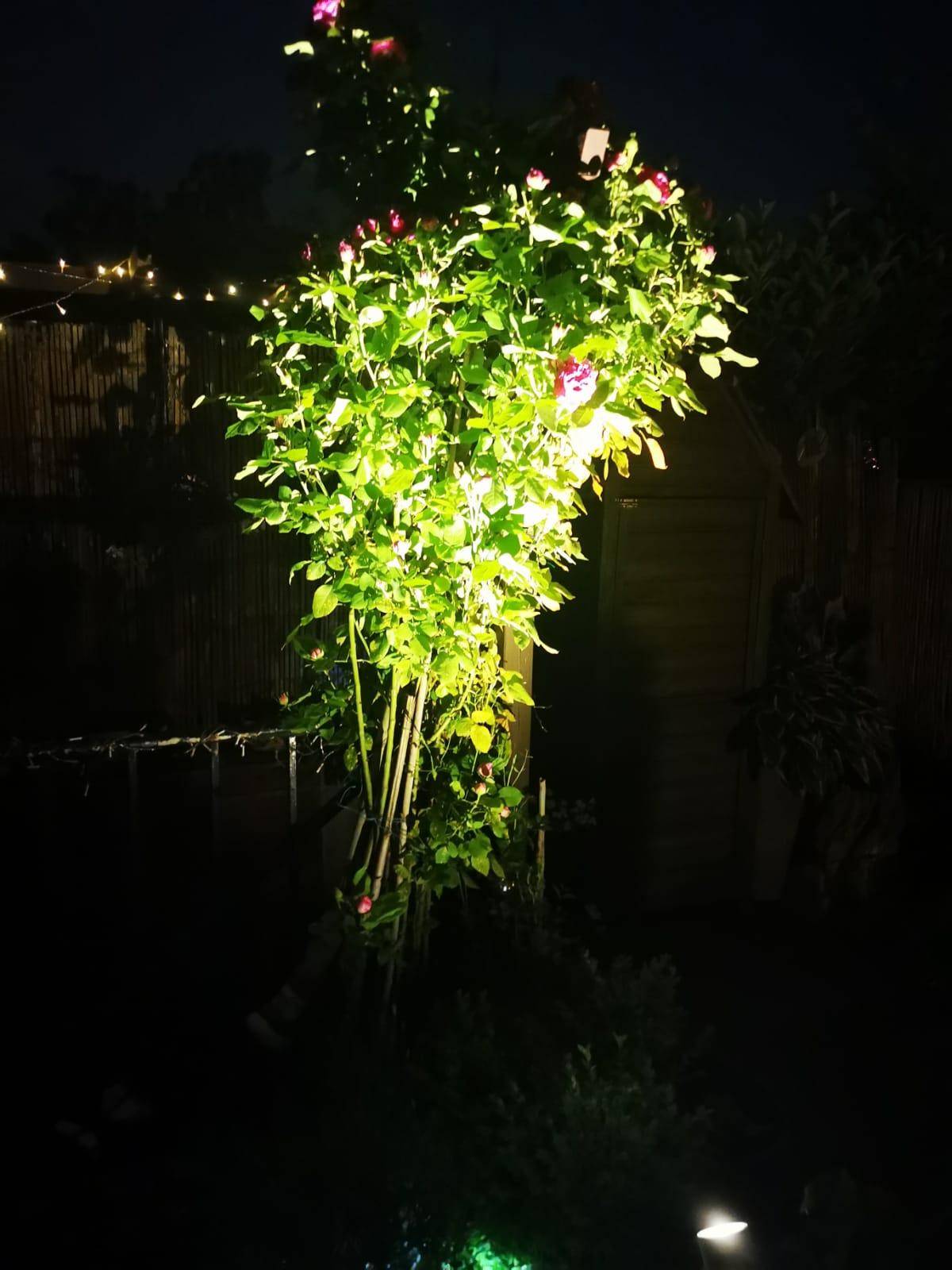 Zafferano, Spießleuchte Solar, Raumbild, moderne Lichtlösung