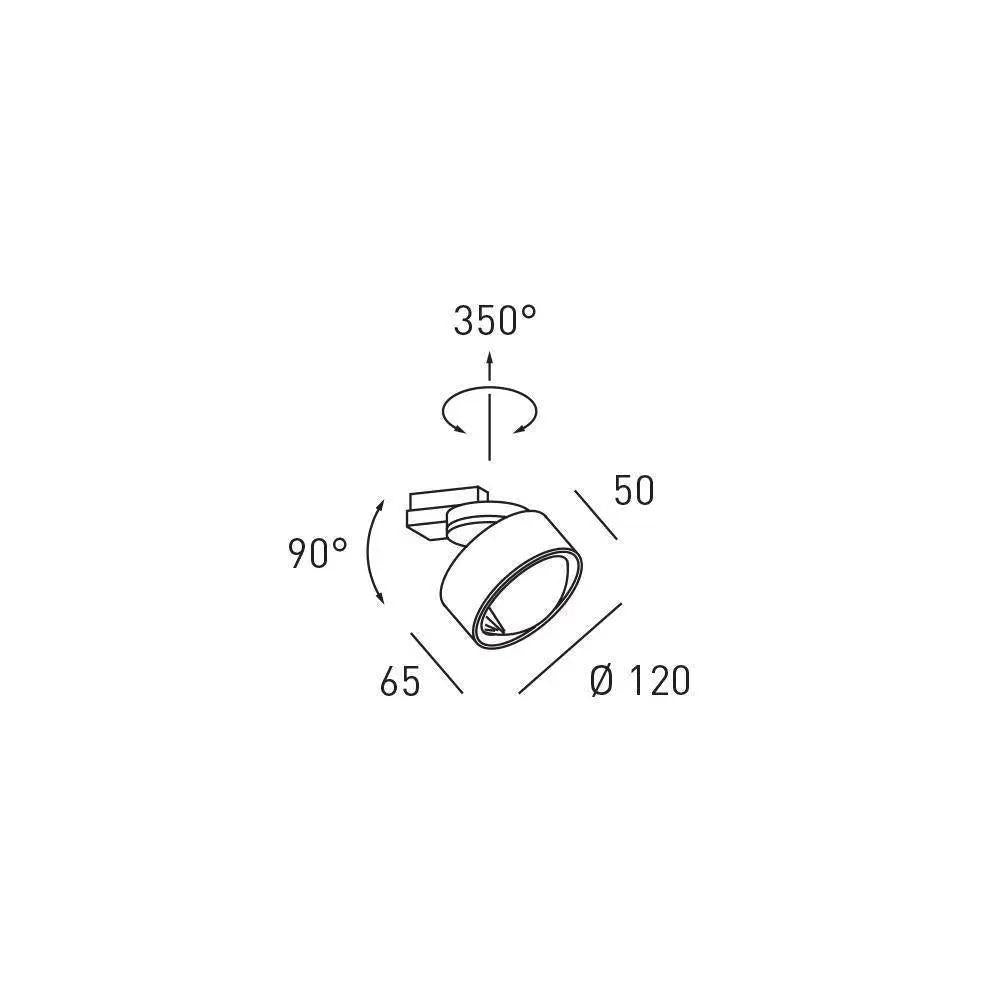 3-Phasen Stromschienenstrahler Clippo Optic