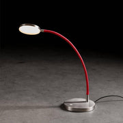 Holtkötter, Tischleuchte Flex T, Aluminium Rot, stilvolle Lichtlösung