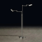 Holtkötter, Leseleuchte Plano Twin, Aluminium, moderne Raumbeleuchtung