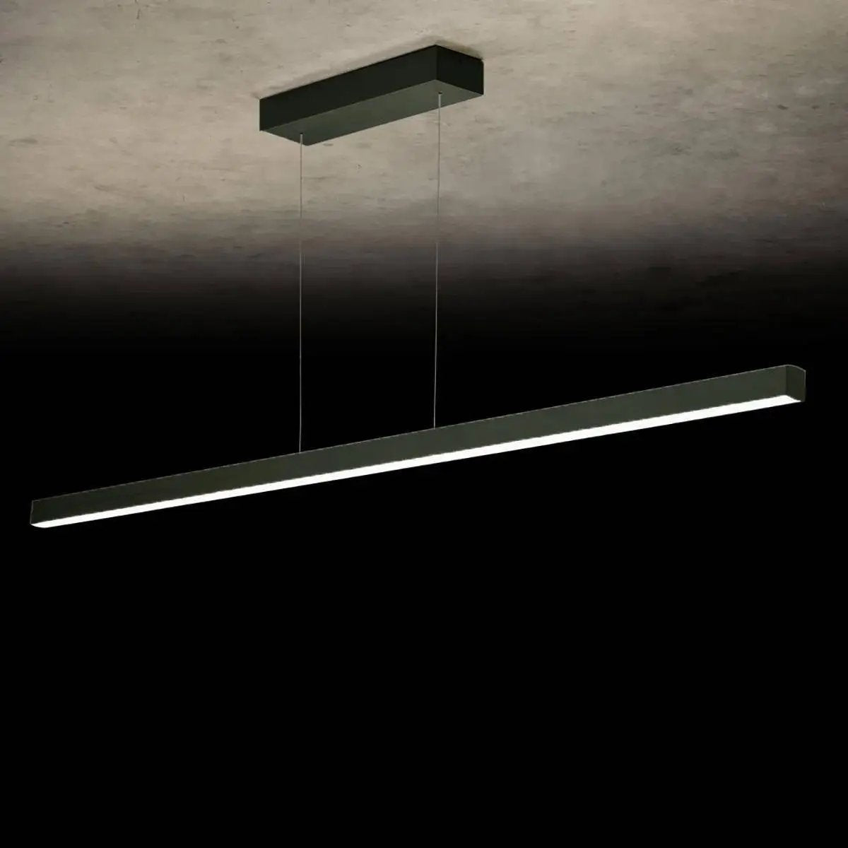 Holtkötter, Pendelleuchte Xena, 1600mm Platin, stilvolle Lichtlösung