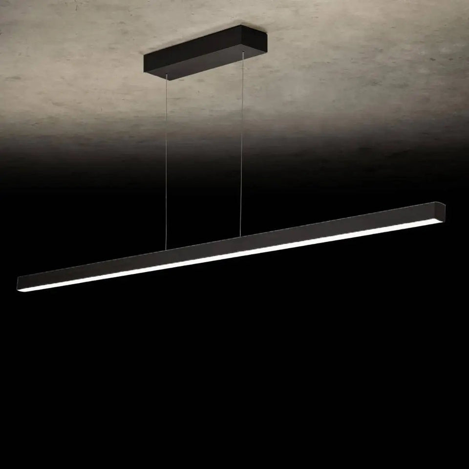 Holtkötter, Pendelleuchte Xena, 1600mm Schwarz, moderne Pendelleuchte