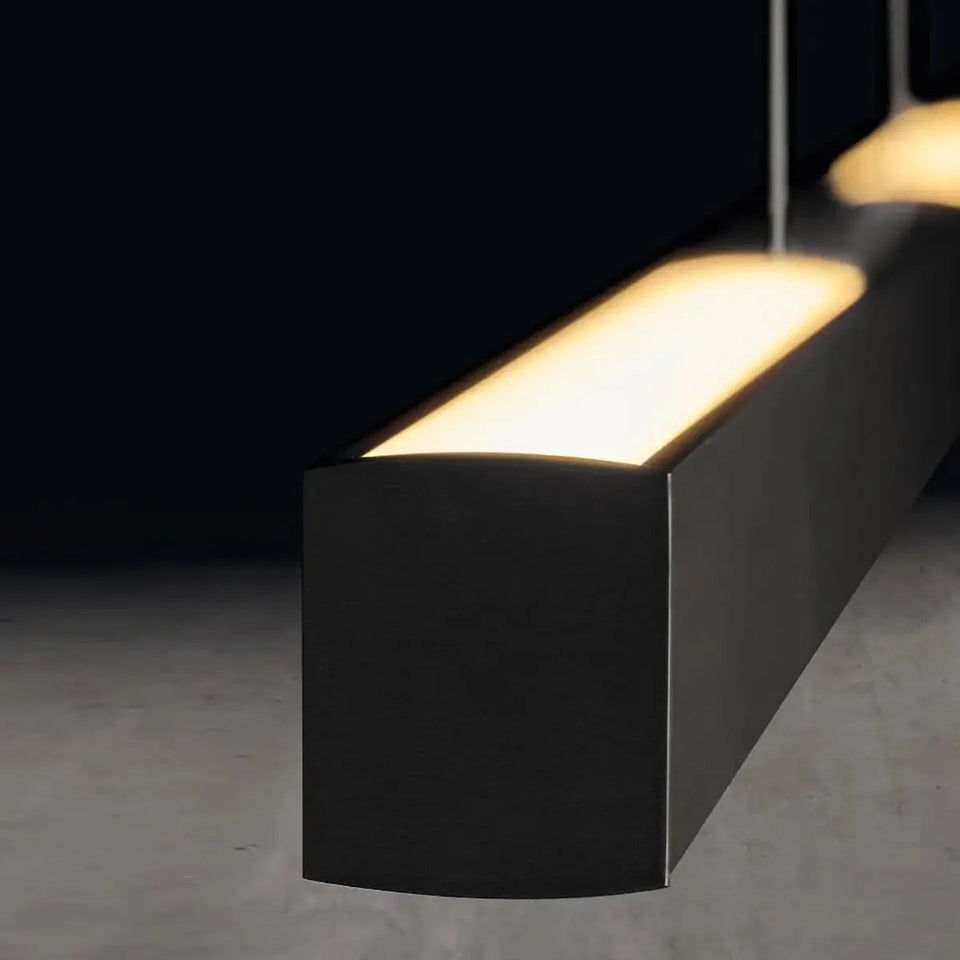 Holtkötter, Pendelleuchte Xena, Schwarz Detail, moderne Lichtsteuerung