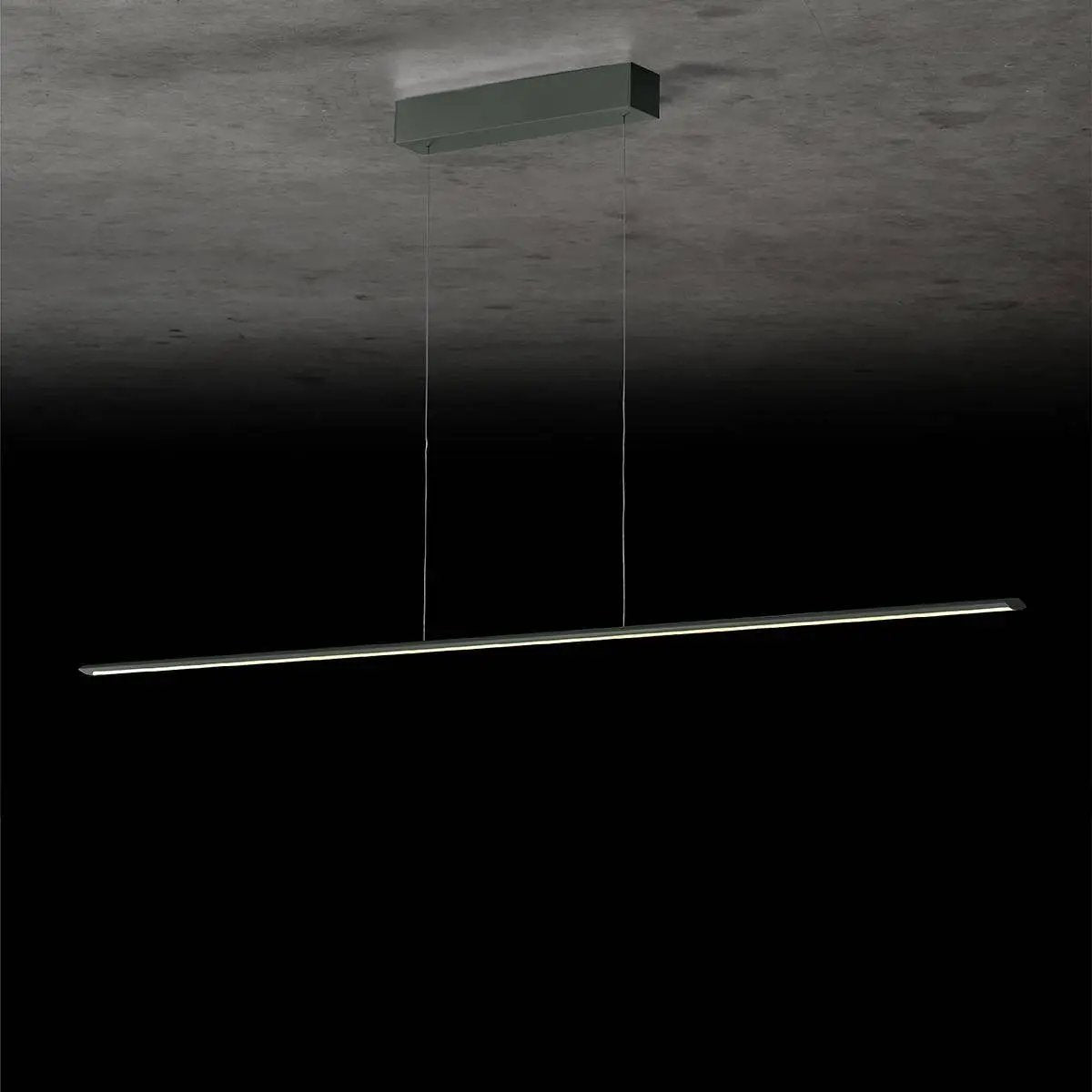Holtkötter, Pendelleuchte Epsilon RR, Raumbild, moderne Wohnraumbeleuchtung