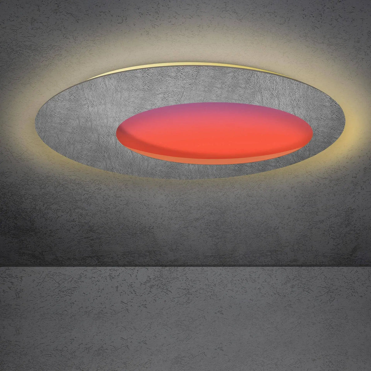 Escale, Blade Open RGB, Raumbild, moderne Wohnraumbeleuchtung