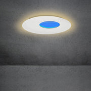Escale, Blade Open RGB, Raumbild, indirekte Wandbeleuchtung