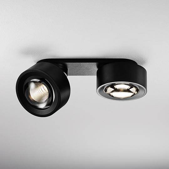 DLS Lighting, Clippo Optic Duo, moderne Deckenbeleuchtung