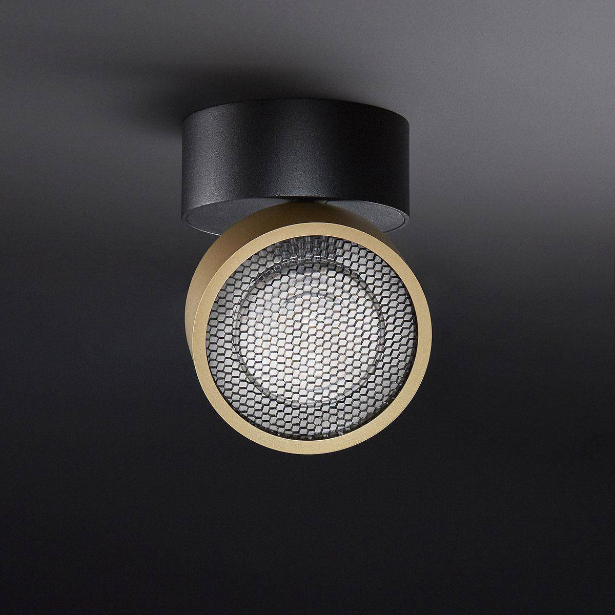 LUX-IT, Aufbaustrahler Swing Out 15,5W, Wabenraster, blendfreie Beleuchtung