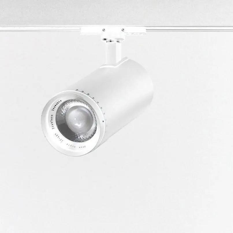 3-Phasen Stromschienenstrahler LuxZoom, weiss