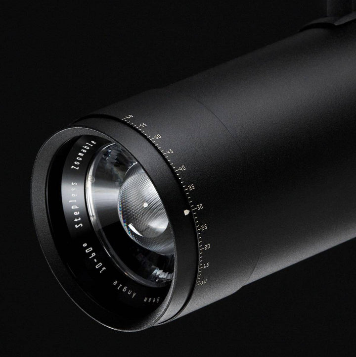 3-Phasen Stromschienenstrahler LuxZoom, schwarz